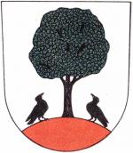 Znak obce Libštátu z roku 1985 (kresba Stanislav Valášek).